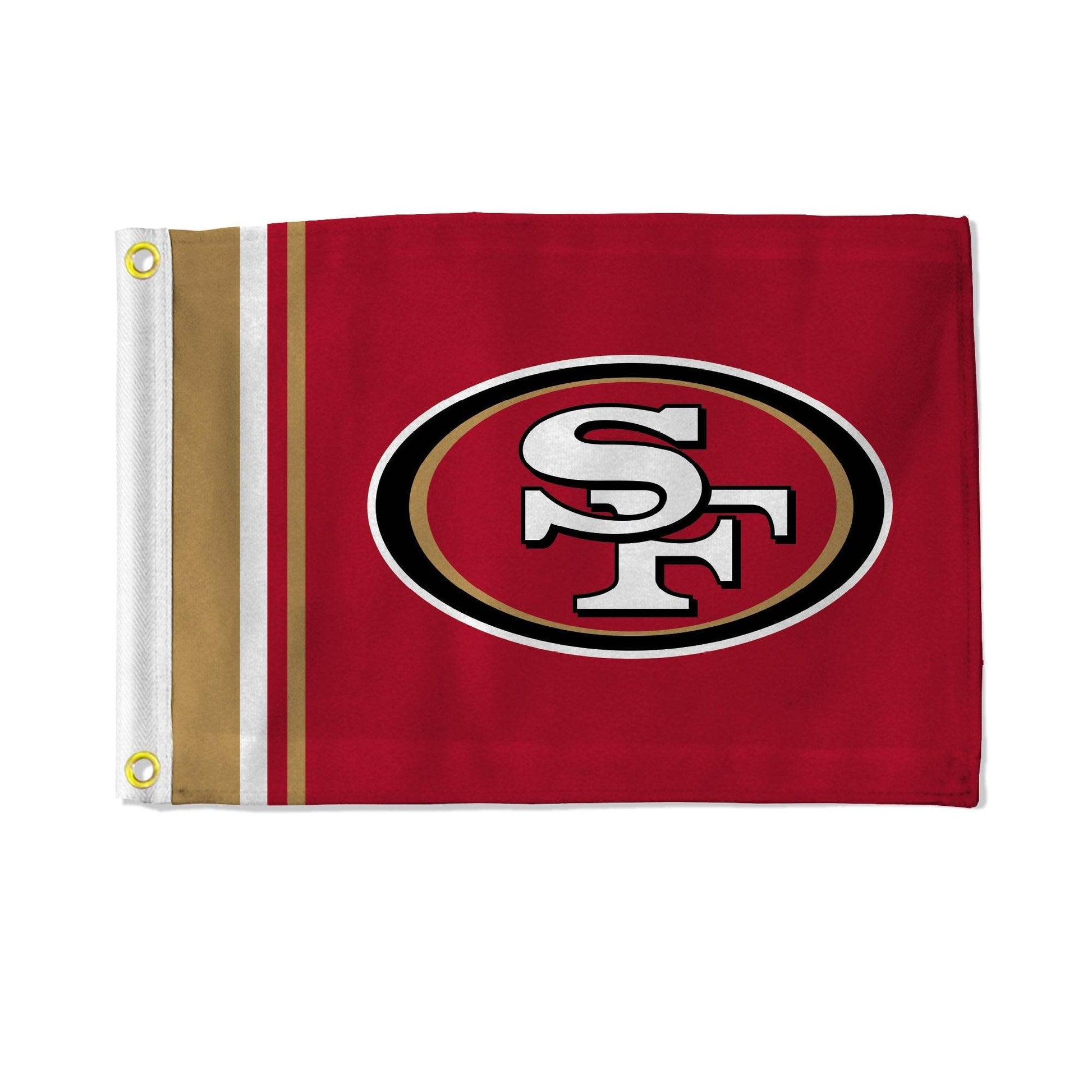 San Francisco 49ers Flag 12x17 Striped Utility Flag - ToylandEU