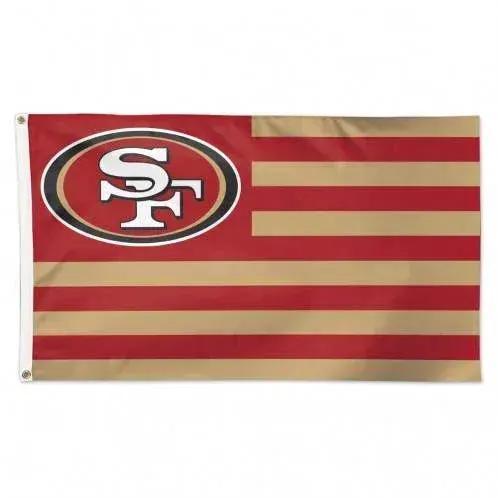  San Francisco 49ers Flag 3x5 Deluxe Americana Design -  ToylandEU™