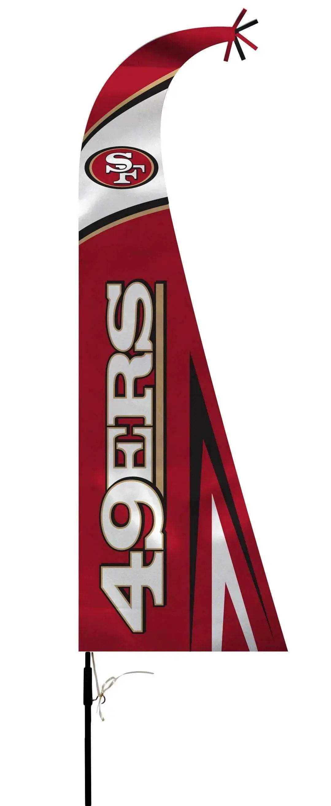  San Francisco 49ers Flag Premium Feather Style Collectible -  ToylandEU™