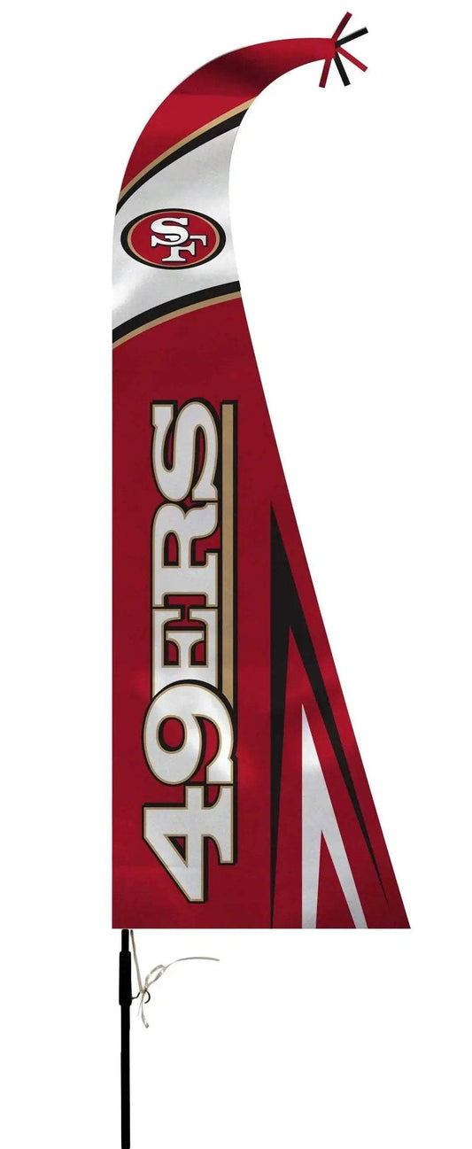  San Francisco 49ers Flag Premium Feather Style Collectible -  ToylandEU™