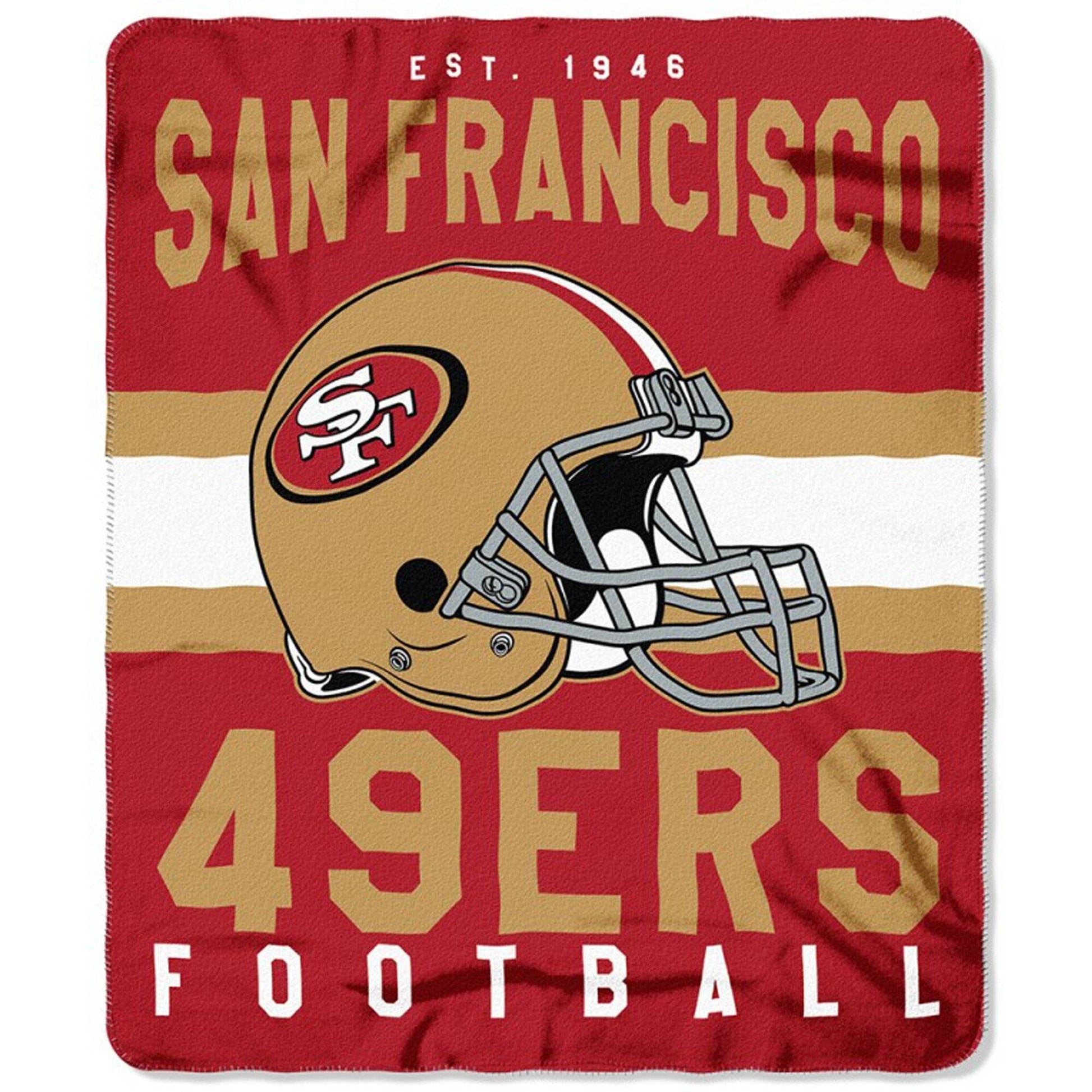 San Francisco 49ers Fleece Blanket 50x60 by Northwest - ToylandEU