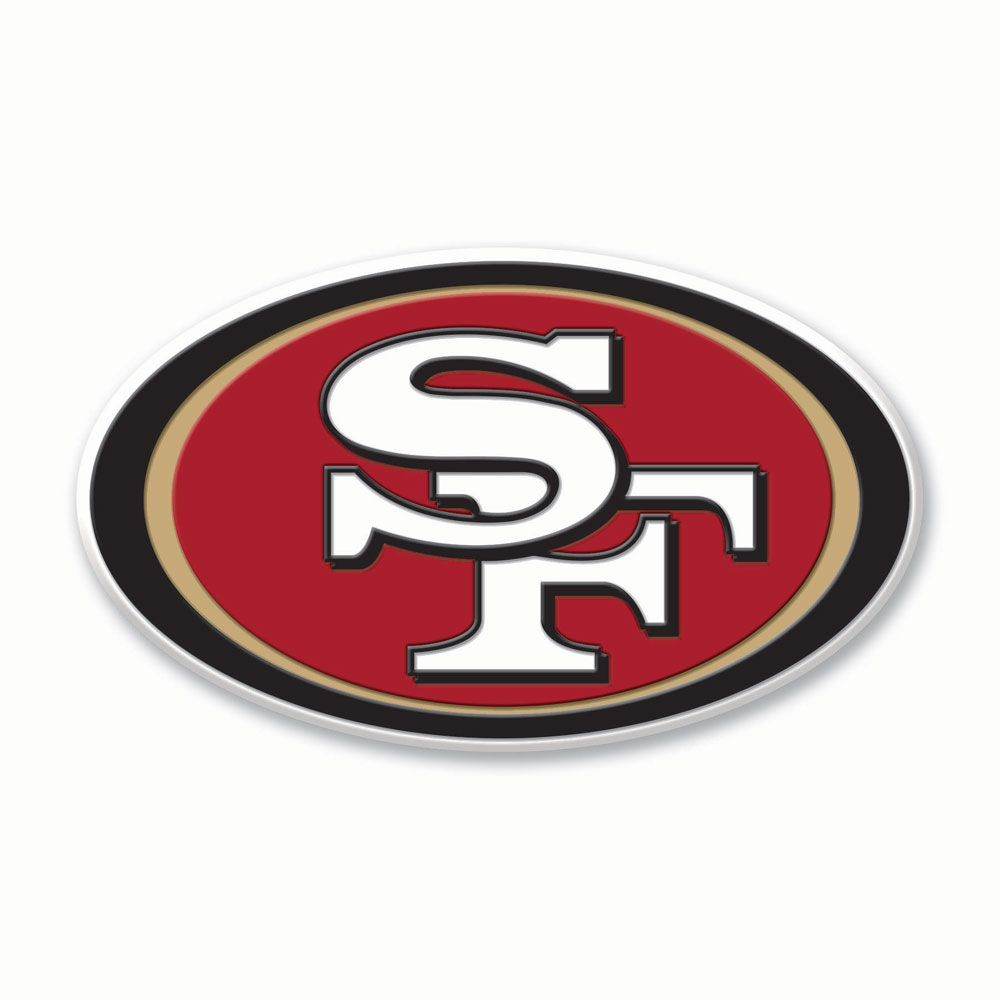 San Francisco 49ers Flexible Decal Durable PVC Backed - ToylandEU