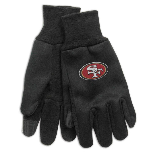 San Francisco 49ers Gloves Touchscreen Ready Adult Size - ToylandEU