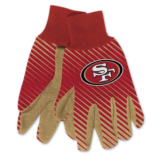  San Francisco 49ers Gloves Two Tone Style Adult Size -  ToylandEU™