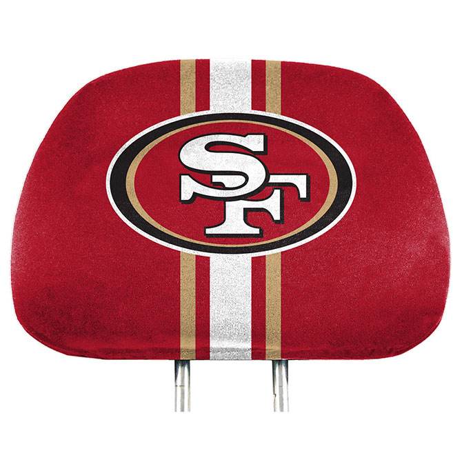 San Francisco 49ers Headrest Covers Full Color Printed - ToylandEU