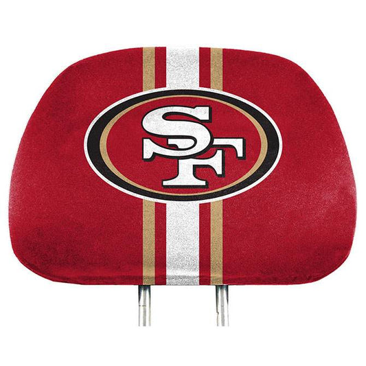 San Francisco 49ers Headrest Covers Full Color Printed - ToylandEU