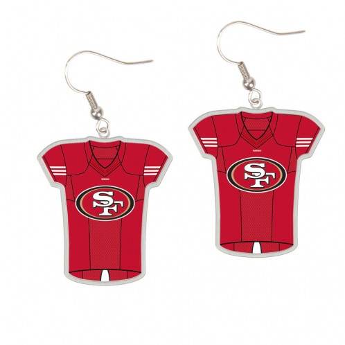 San Francisco 49ers Jersey Style Earrings Special Order - ToylandEU