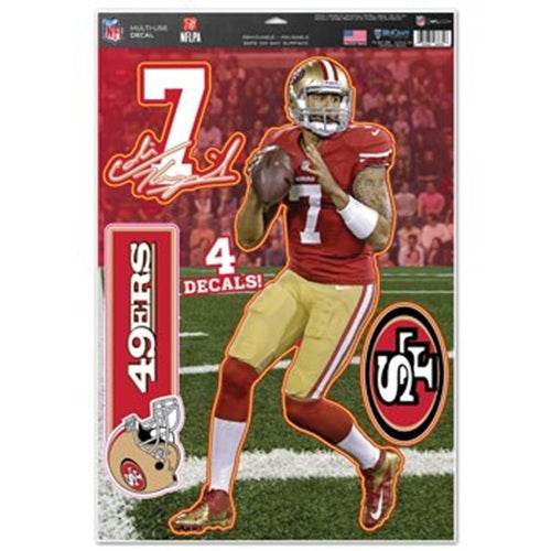 San Francisco 49ers Kaepernick Design Vinyl Decal 5x6 - ToylandEU