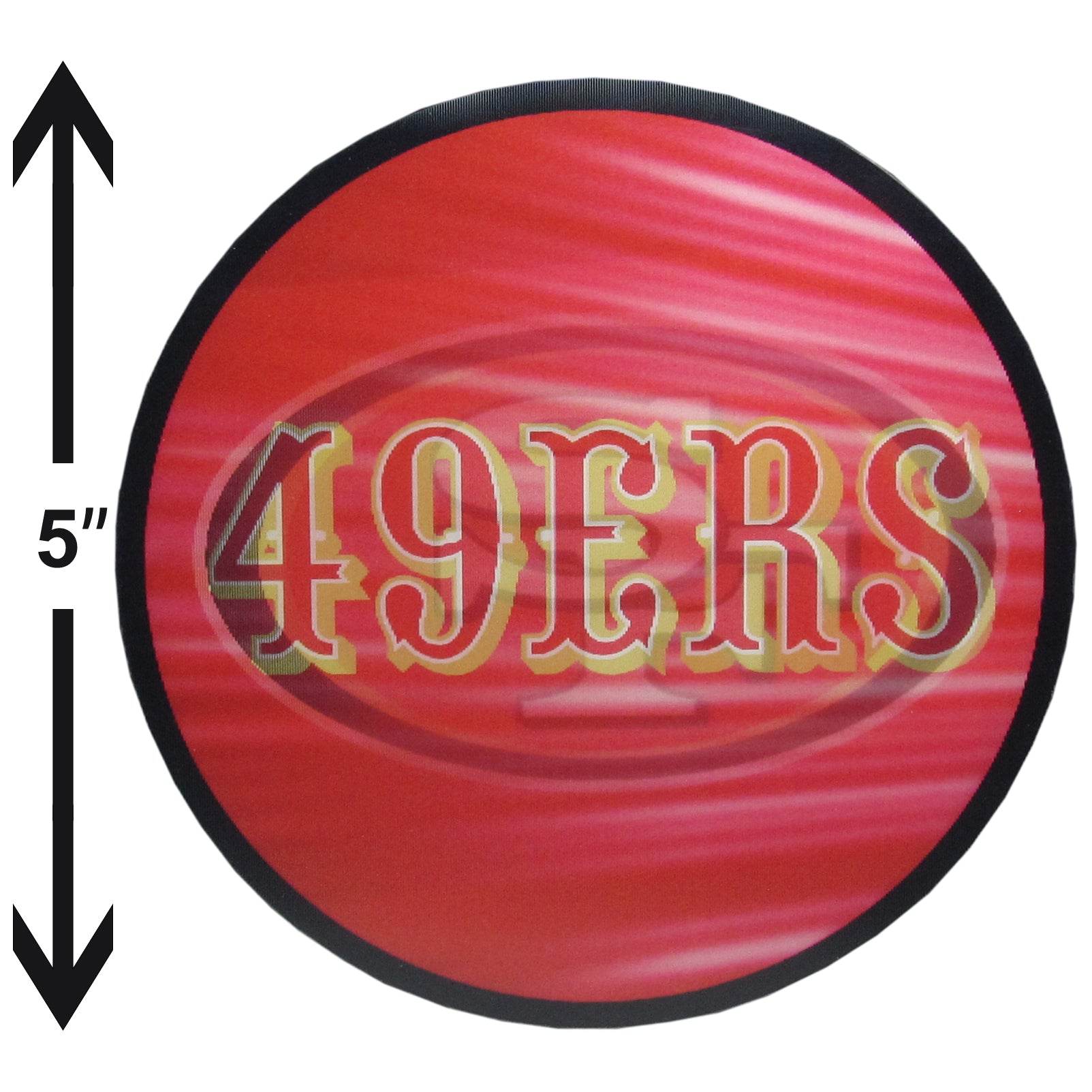 San Francisco 49ers Lenticular Decal With Flip Motion - ToylandEU