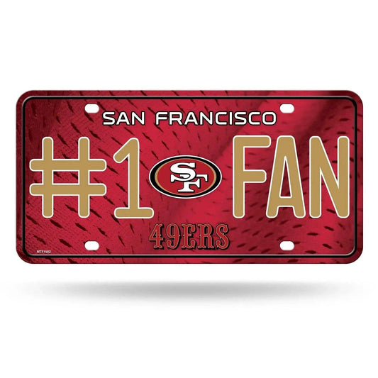  San Francisco 49ers License Plate Aluminum Fan Display -  ToylandEU™