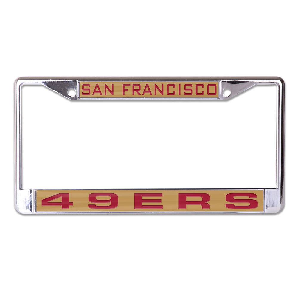 San Francisco 49ers License Plate Frame Inlaid Style - ToylandEU