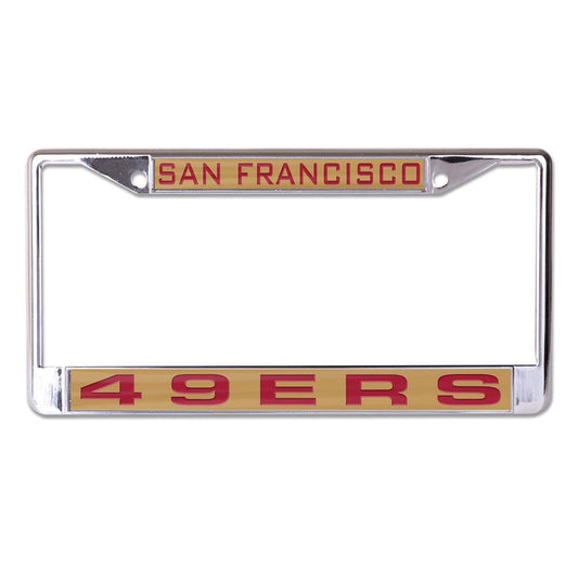 San Francisco 49ers License Plate Frame Inlaid Style - ToylandEU