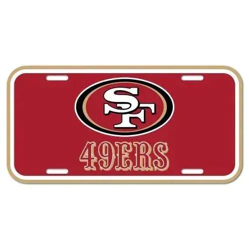  San Francisco 49ers License Plate Plastic -  ToylandEU™