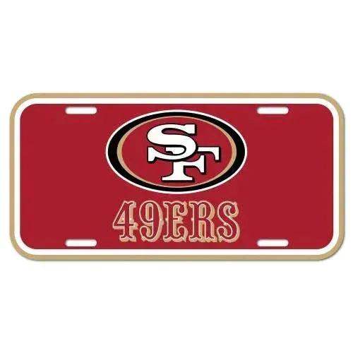  San Francisco 49ers License Plate Plastic -  ToylandEU™