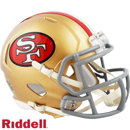  San Francisco 49ers Mini Speed Helmet Riddell Replica -  ToylandEU™