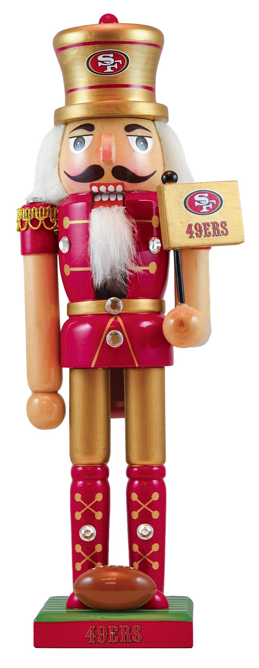 San Francisco 49ers Nutcracker Collectible 12 Inch Tall - ToylandEU