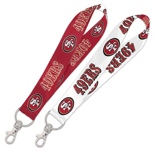 San Francisco 49ers Official Lanyard Key Strap 1 Inch - ToylandEU