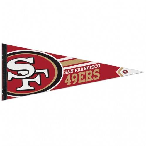 San Francisco 49ers Pennant 12x30 Premium Felt Style - ToylandEU