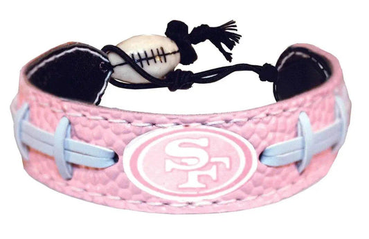  San Francisco 49ers Pink Leather Football Bracelet -  ToylandEU™