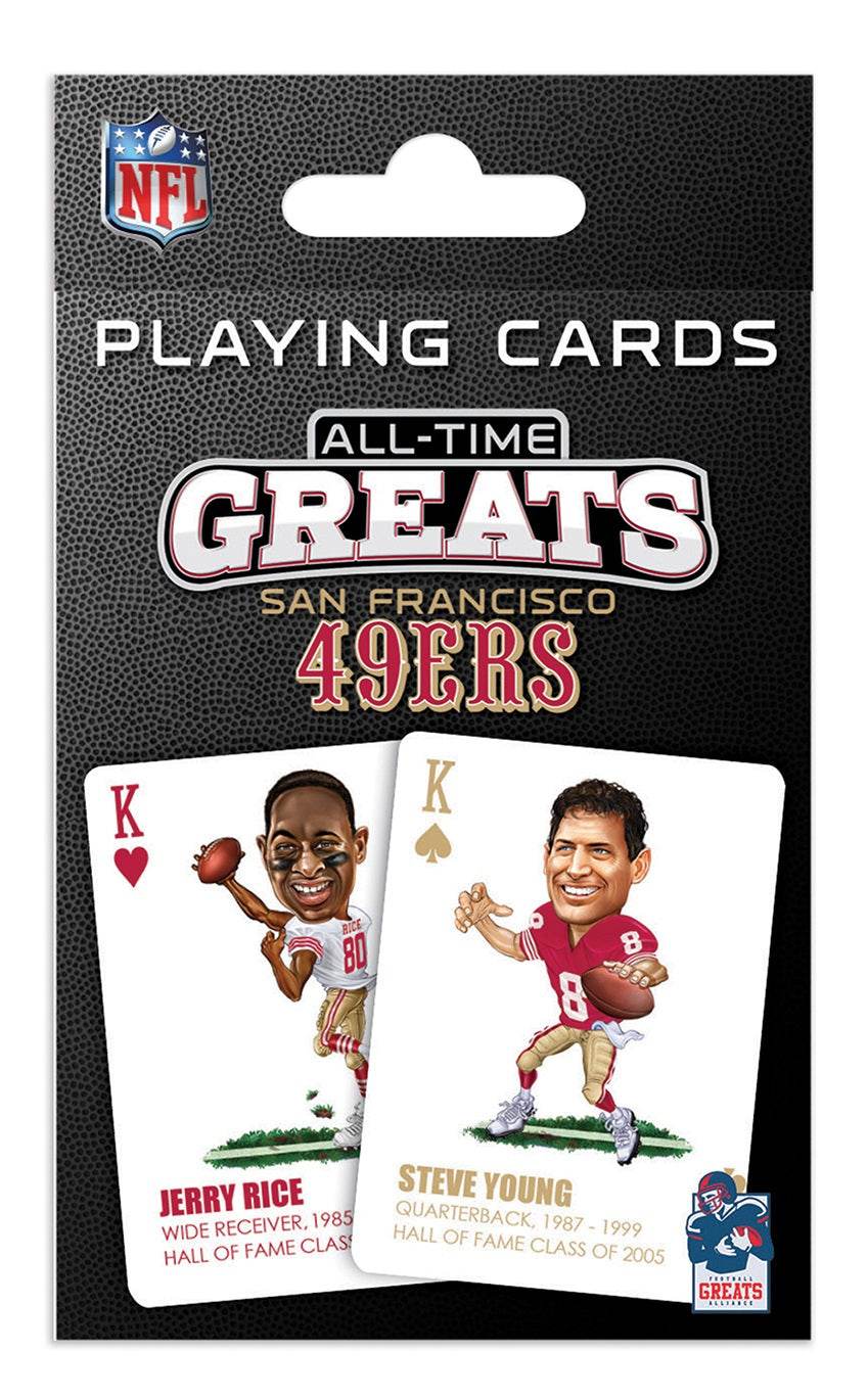 San Francisco 49ers Playing Cards All Time Greats Deck - ToylandEU