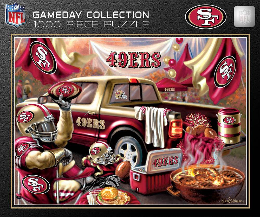 San Francisco 49ers Puzzle 1000 Piece Gameday Design - ToylandEU