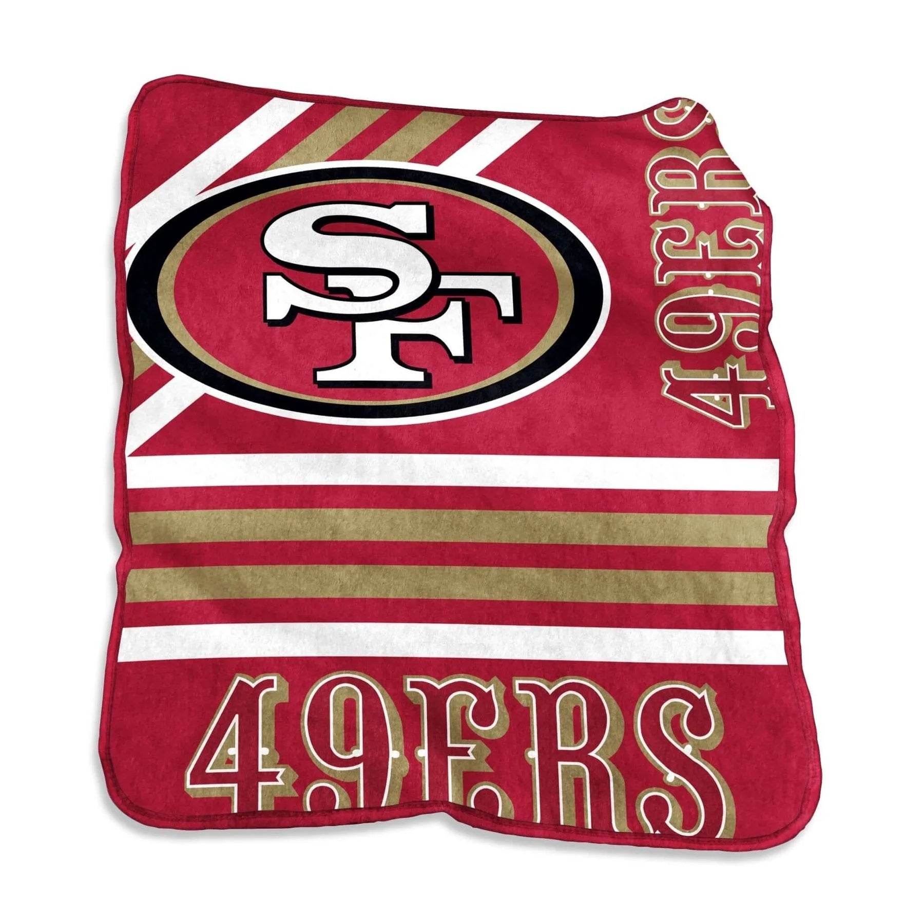 San Francisco 49ers Raschel Throw Blanket Size 50x60 Cozy - ToylandEU