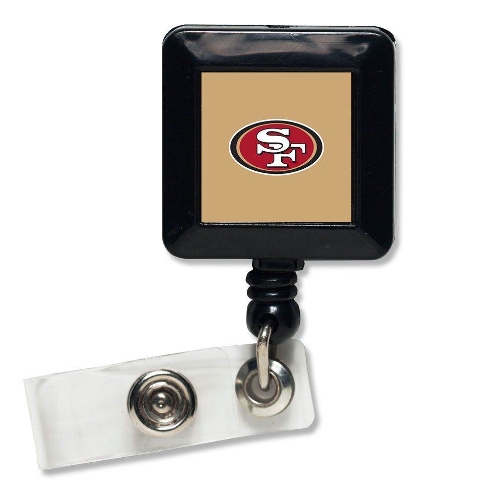 San Francisco 49ers Retractable Badge Holder Square Clip - ToylandEU