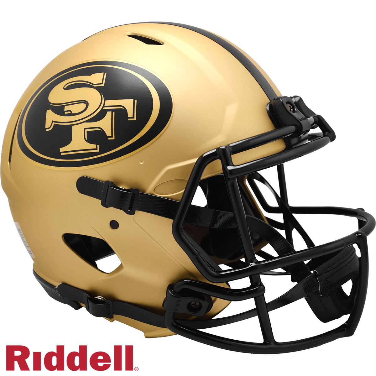 San Francisco 49ers Riddell Authentic Rave Full Size Helmet - ToylandEU