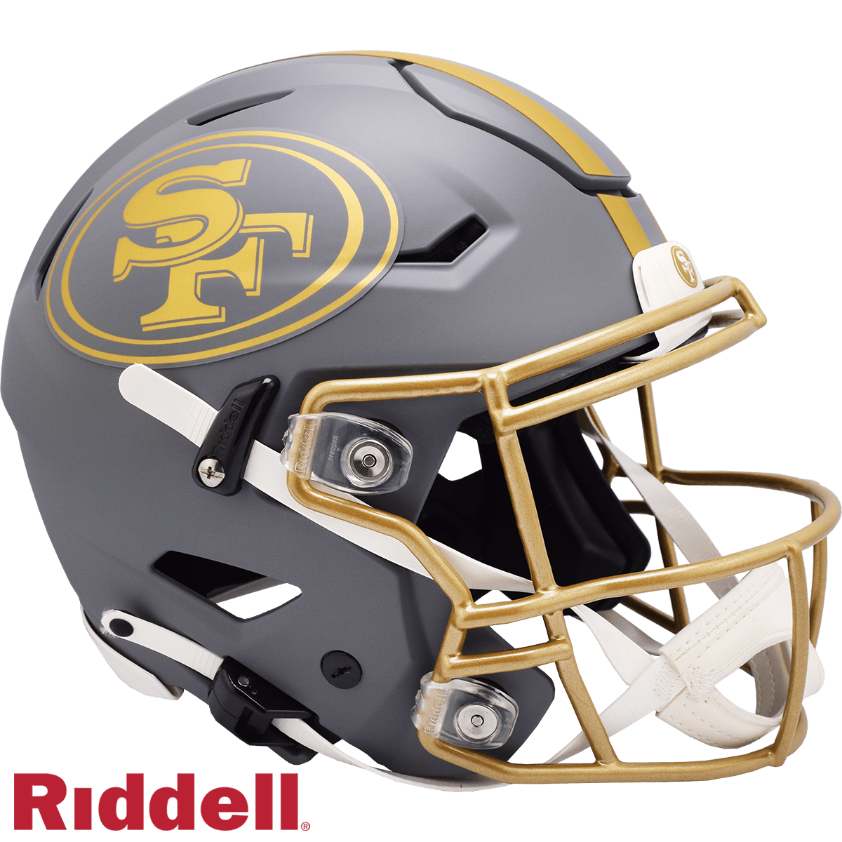 San Francisco 49ers Riddell Official SpeedFlex Slate Helmet - ToylandEU
