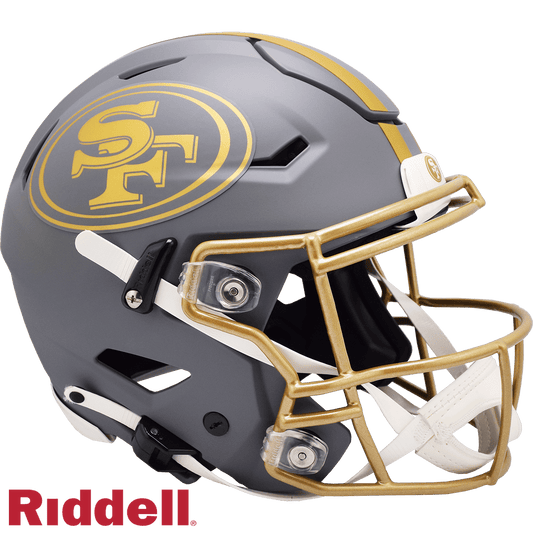 San Francisco 49ers Riddell Official SpeedFlex Slate Helmet - ToylandEU