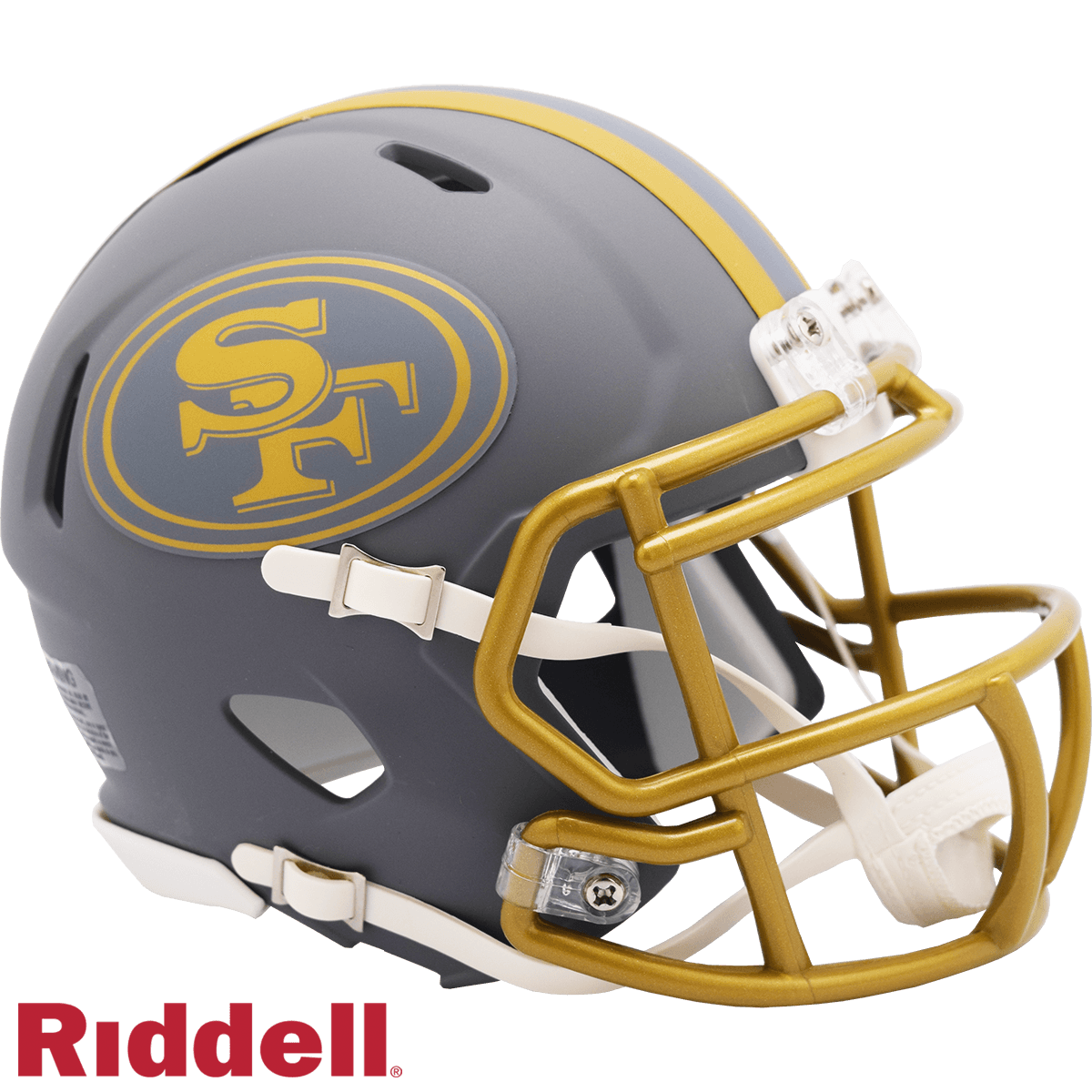 San Francisco 49ers Riddell Replica Mini Speed Helmet Slate - ToylandEU