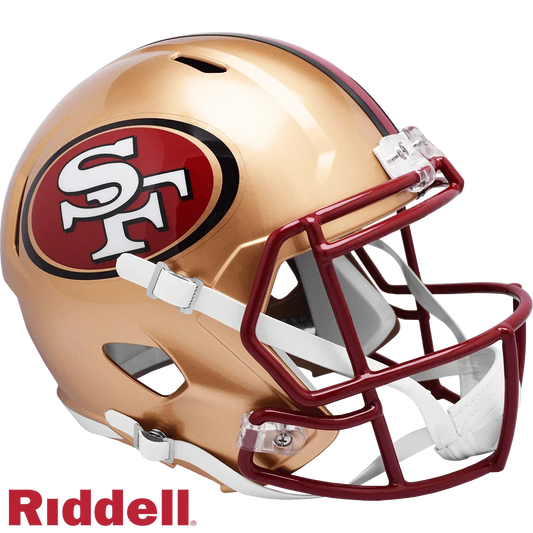  San Francisco 49ers Riddell Speed Replica Helmet Full Size -  ToylandEU™