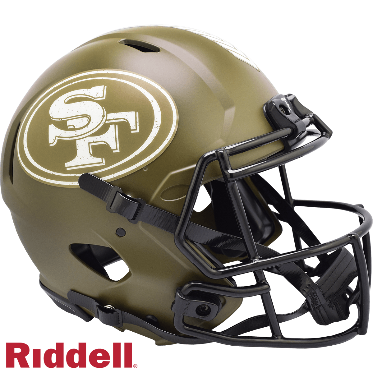San Francisco 49ers Salute To Service Riddell Helmet - ToylandEU