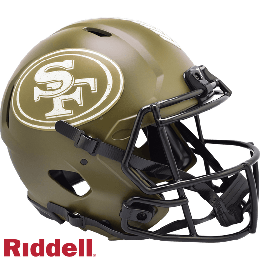 San Francisco 49ers Salute To Service Riddell Helmet - ToylandEU