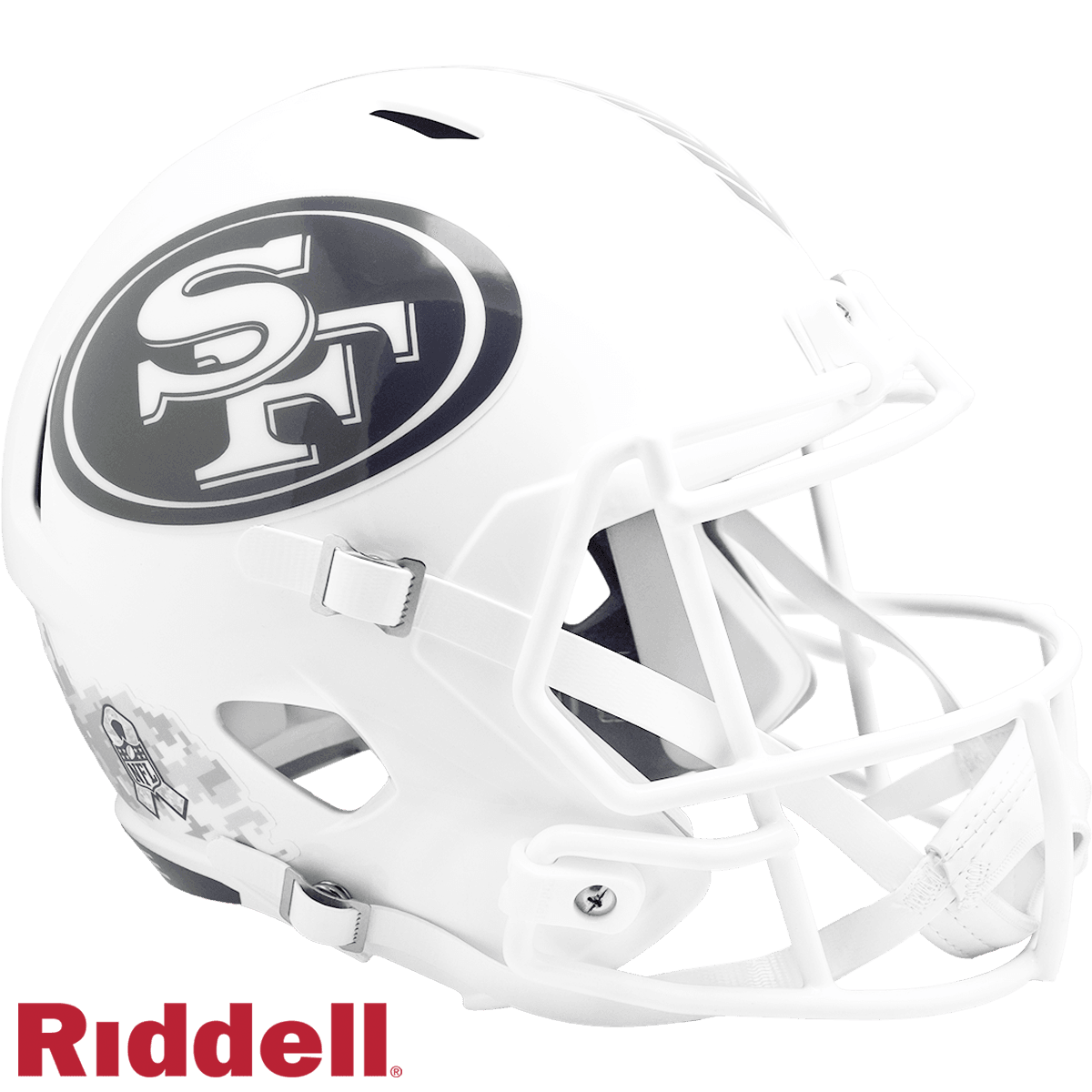 San Francisco 49ers Salute To Service Riddell Helmet - ToylandEU