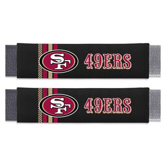 San Francisco 49ers Seat Belt Pads Set Team Color Two Pack - ToylandEU