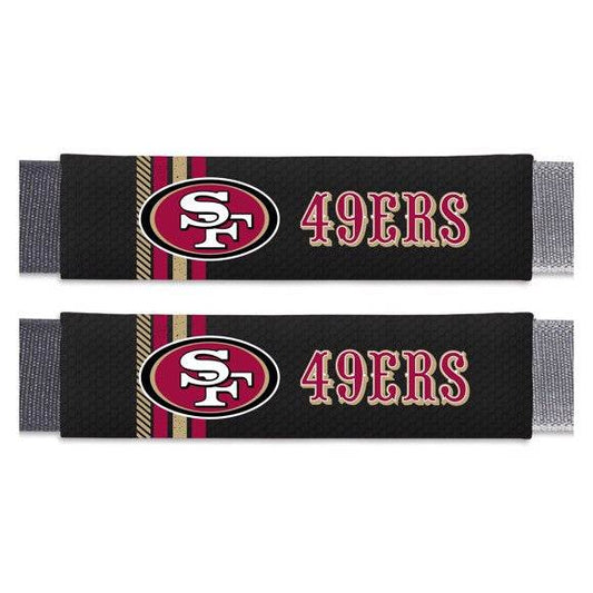 San Francisco 49ers Seat Belt Pads Set Team Color Two Pack - ToylandEU