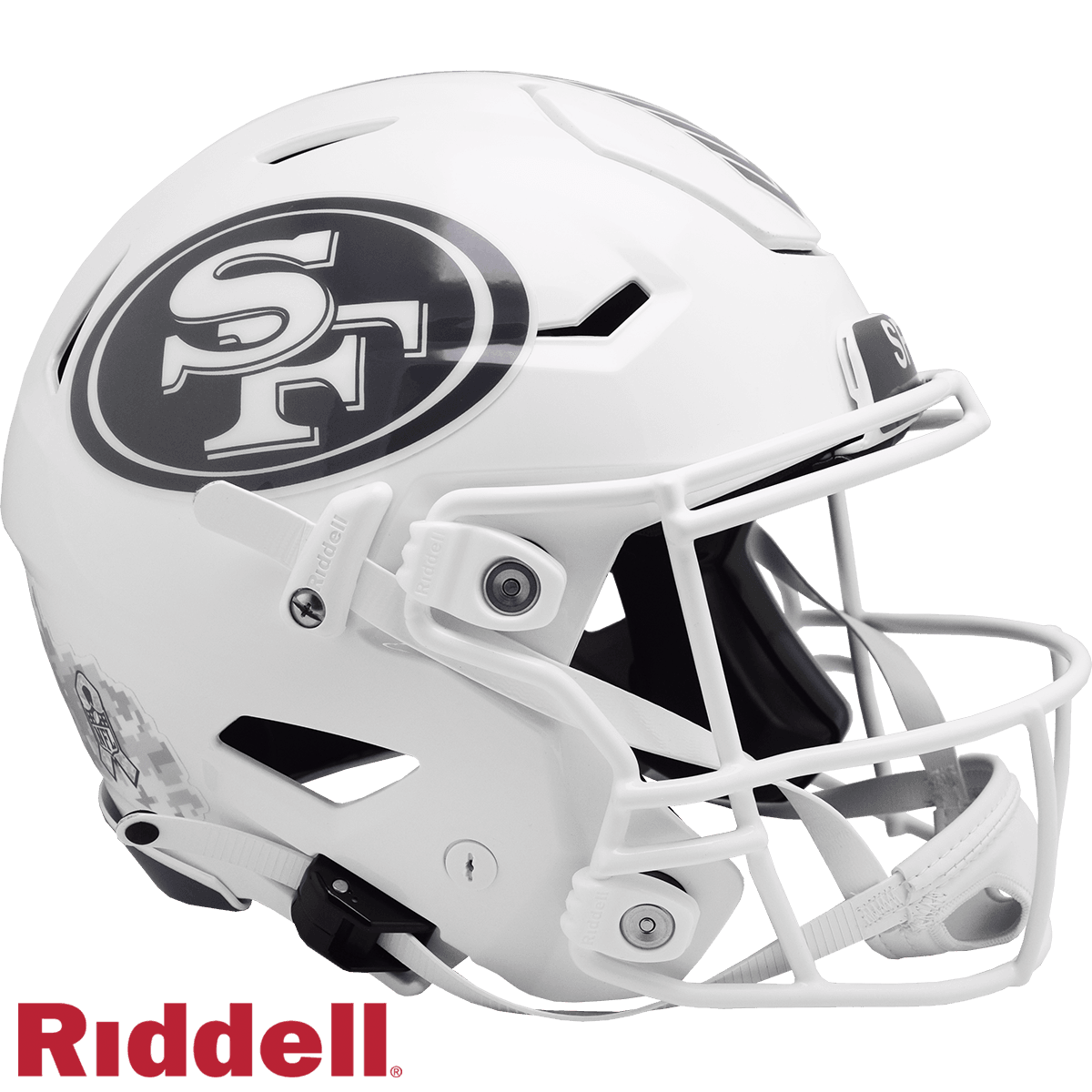 San Francisco 49ers SpeedFlex Helmet Salute To Service 2024 - ToylandEU