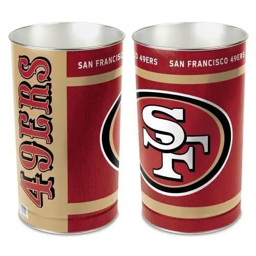  San Francisco 49ers Team Wastebasket Metal 15 Inch -  ToylandEU™