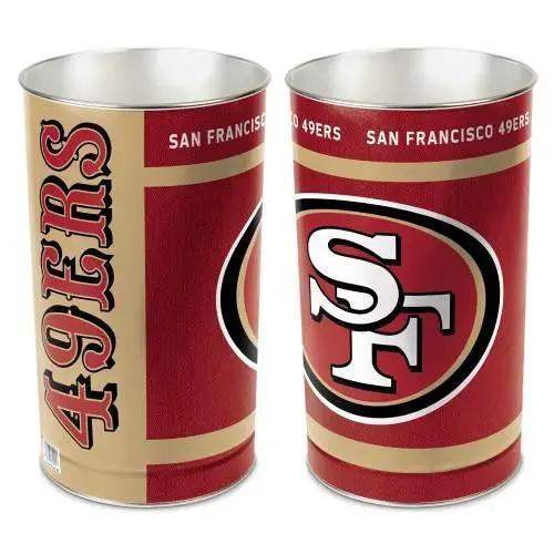  San Francisco 49ers Team Wastebasket Metal 15 Inch -  ToylandEU™