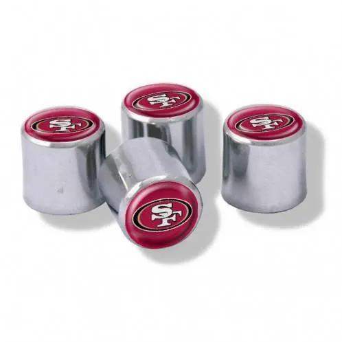  San Francisco 49ers Valve Stem Caps Set Of 4 Universal Fit -  ToylandEU™