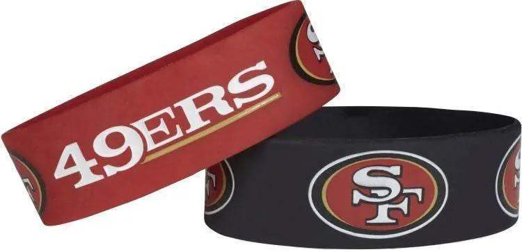  San Francisco 49ers Wide Alternate Bracelets 2 Pack -  ToylandEU™