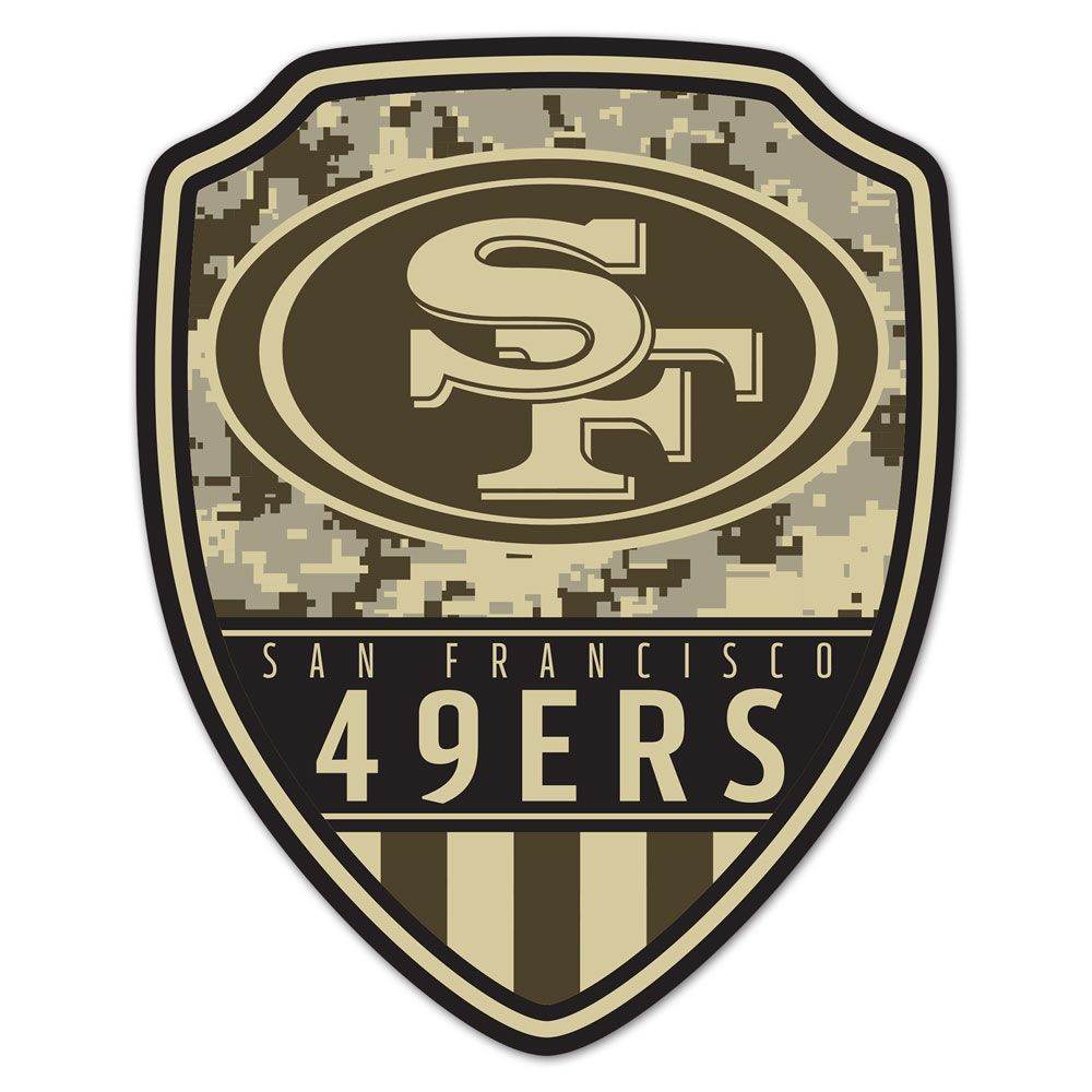 San Francisco 49ers Wood Sign Shield 11x14 Hardboard Decor - ToylandEU