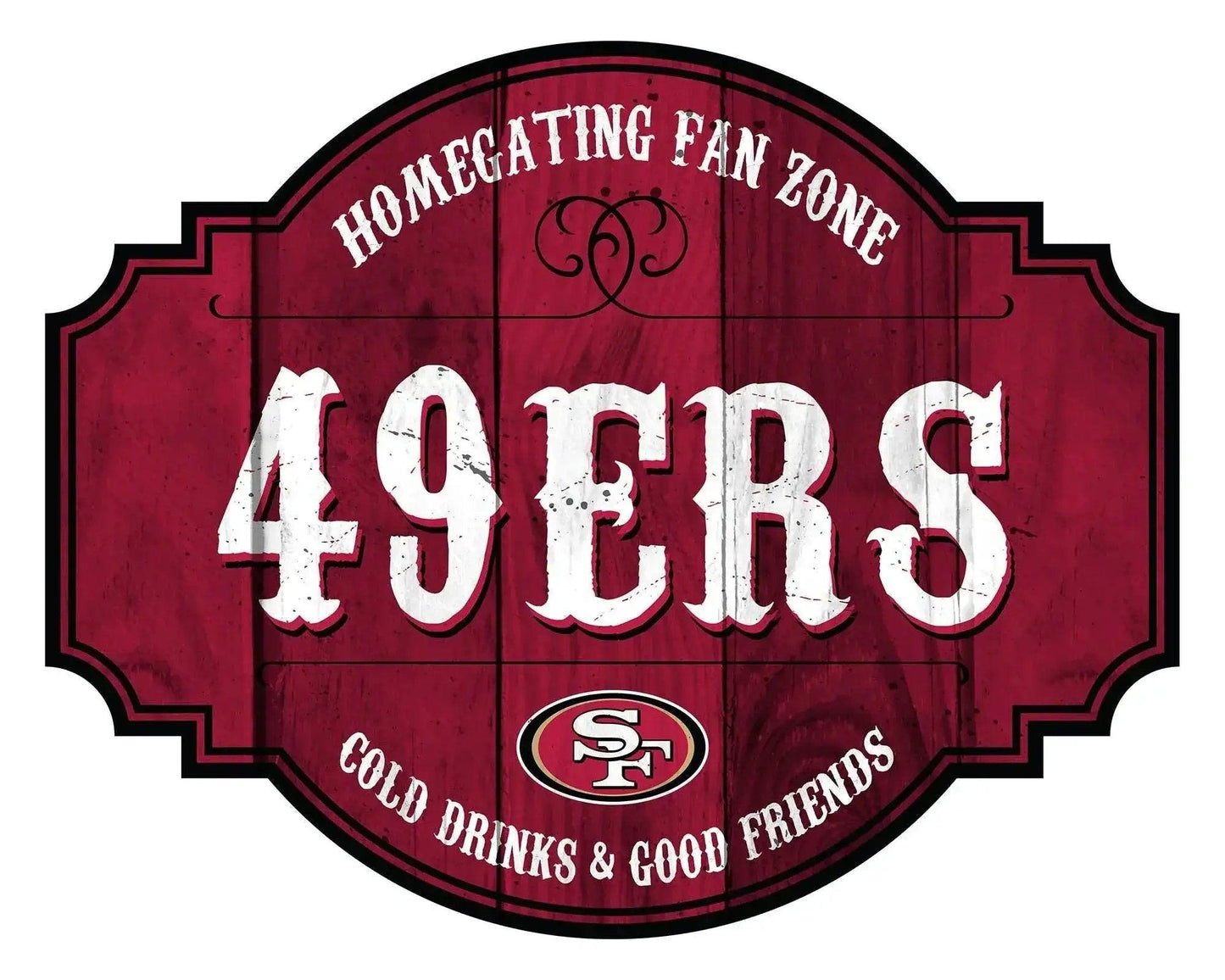  San Francisco 49ers Wood Tavern Sign 12 Inch Homegating -  ToylandEU™