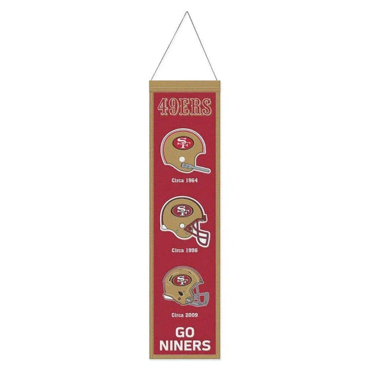  San Francisco 49ers Wool Banner 8x32 Heritage Evolution -  ToylandEU™