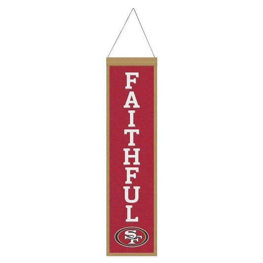  San Francisco 49ers Wool Banner 8x32 Heritage Slogan Design -  ToylandEU™
