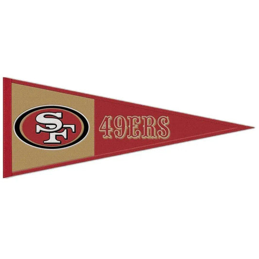  San Francisco 49ers Wool Pennant 13x32 Inches Decor -  ToylandEU™