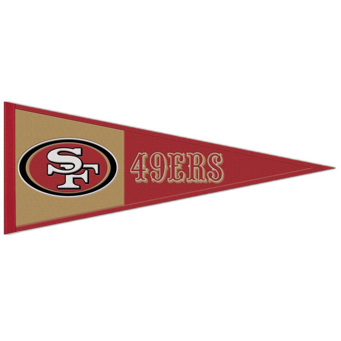 San Francisco 49ers Wool Pennant 13x32 Inches Decor - ToylandEU