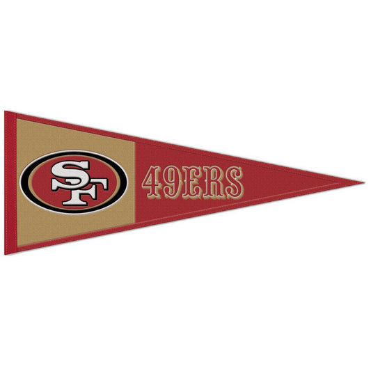 San Francisco 49ers Wool Pennant 13x32 Inches Decor - ToylandEU