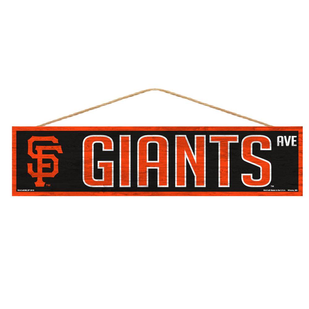 San Francisco Giants 4x17 Wood Sign Avenue Design Wincraft - ToylandEU